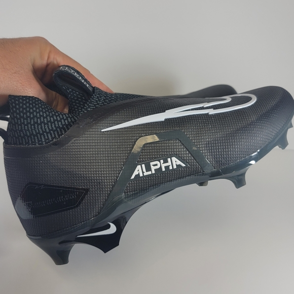 Nike Alpha Menace Elite 3 Black Football Cleats CT6648-010 MEN\'S SIZE New main image 4